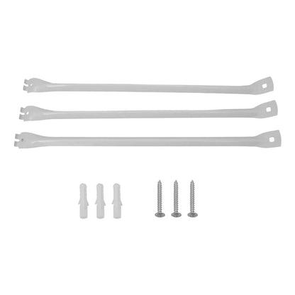 3 Pack Metal For Wire Shelf Support Brackets for Closets Built to Provide Strong Support with Enhanced Load Capacity