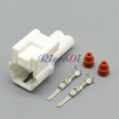 DJQ7022A-2.3-11 Automotive 2-Pin Waterproof Male Connector Plug with Terminals