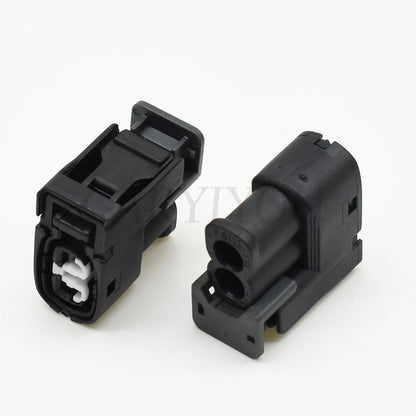 2 Pin 2.2mm Fuel Injector Connector EU260 90980-11246 DJ70280Y-2.2 Toyota 2JZ Lexus Hyundai Mazda