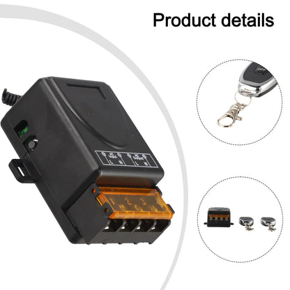 For Doors For Lamps General Remote Control AC 220V Switch Remote Control Applications Effortless Setup Enhanced Security System