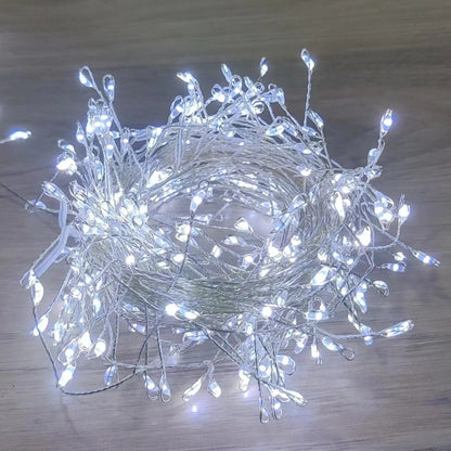 1.5/3/6M USB LED Firecracker String Lights with Remote Control for Christmas Wedding Party New Year Decoration