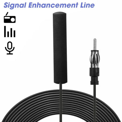 Universal Car FM Antenna Signal Amplifier 3M/5M Signal Boost Device