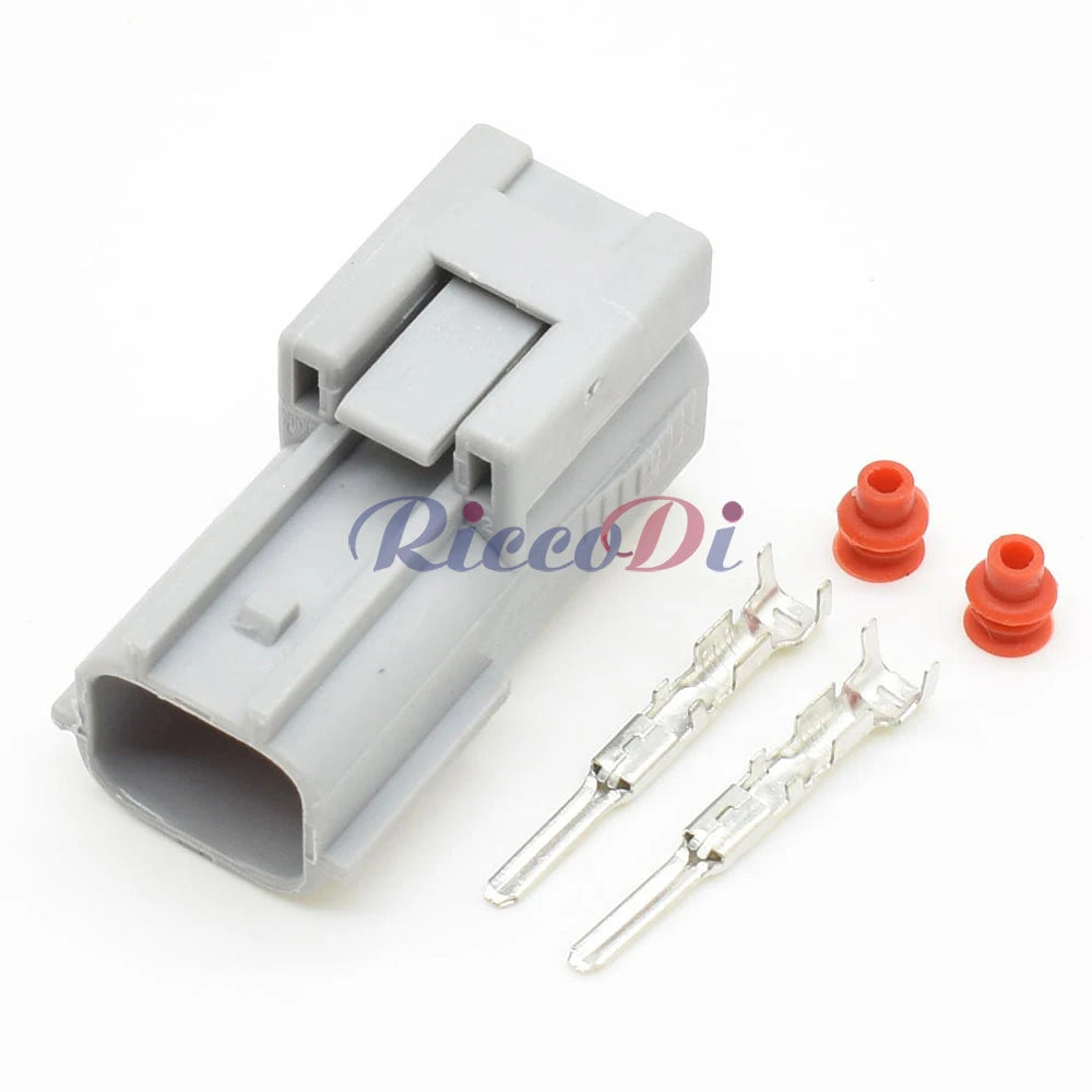 2 Pin Male and Female Automotive Engine Water Temperature Sensor (ECT) Connector Compatible with 6189-0772 for Nissan Hyundai