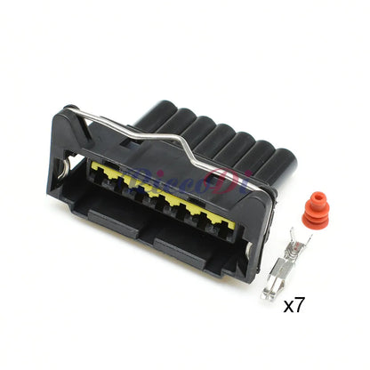 DJ7071-3.5-11 / DJ7071A-3.5-21 Automotive 7-Pin 3.5mm Engine Waterproof Connector — Wire Socket Plug