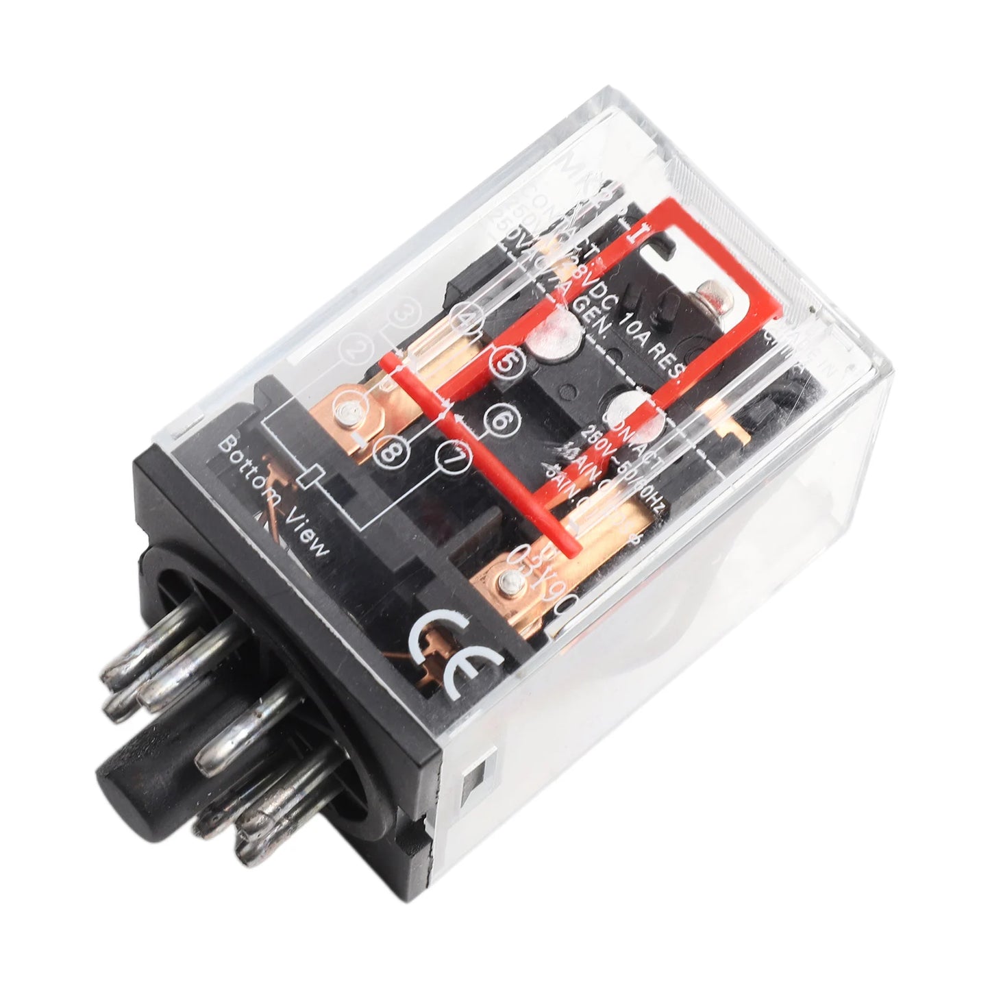 12V Relay Relay MK2P-I MK2P DC 12V 8 Pin 10A 250VAC 1pc Small Intermediate Relay High Temperature Resistance Tool Accessories
