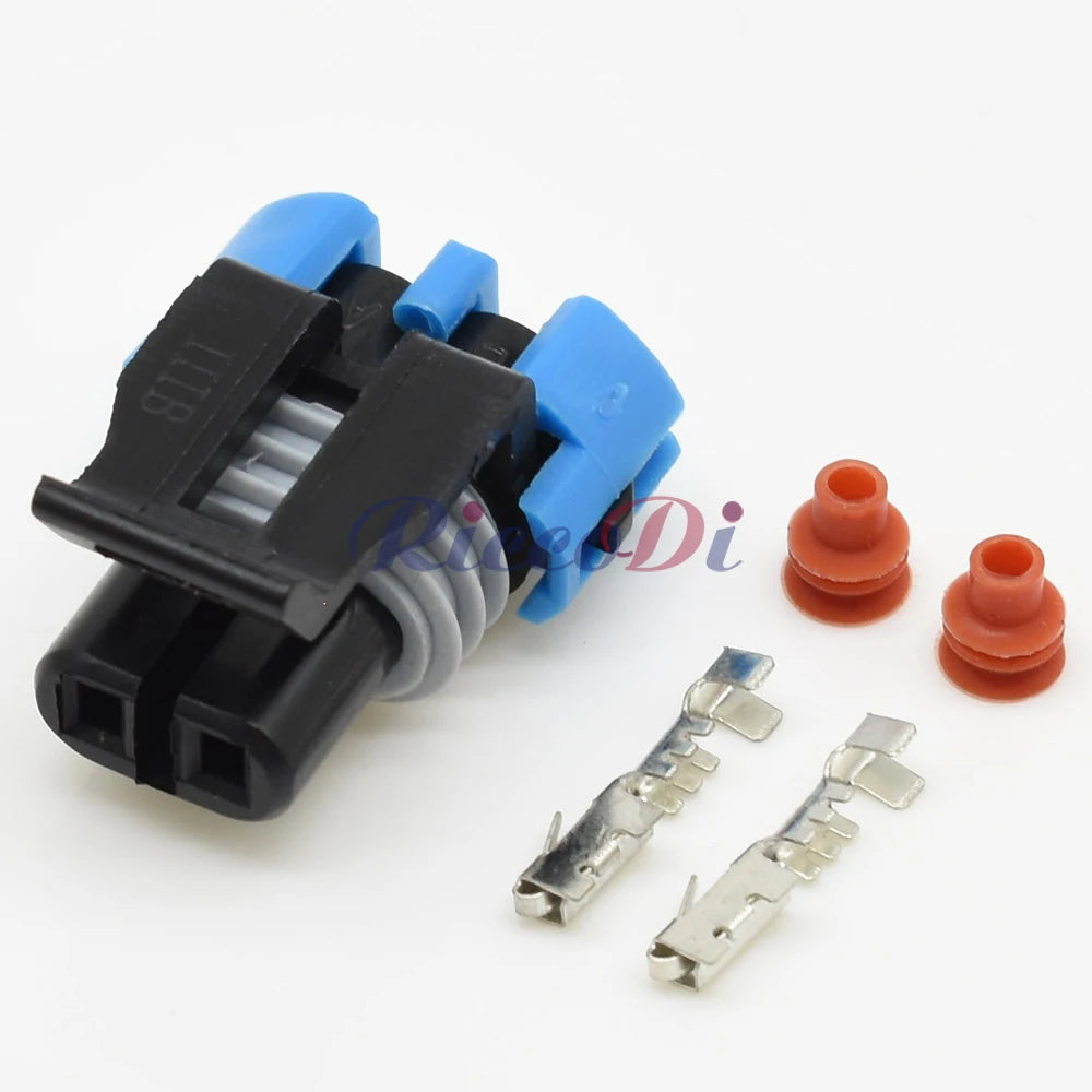 2 Pin 1.5mm Water Temperature Sensor Connector 12162000 12052641 DJ7024-1.5 for Buick Lacrosse GL8