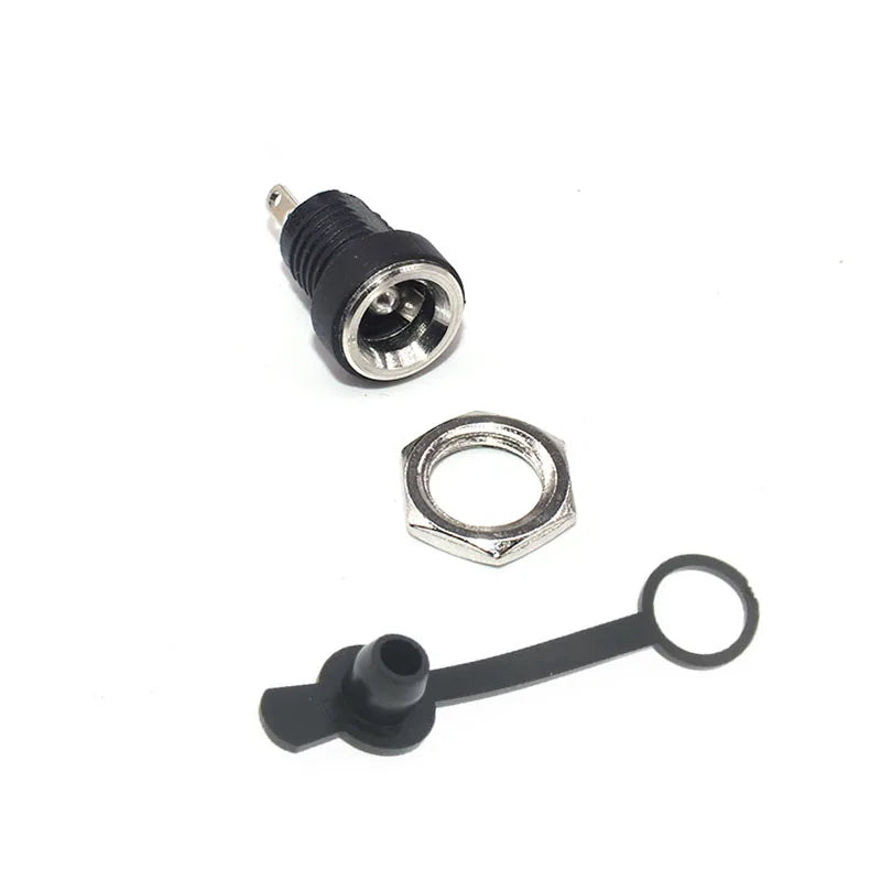 DC-022B Copper DC Power Socket Adapter Jack Connector 5.5×2.1mm