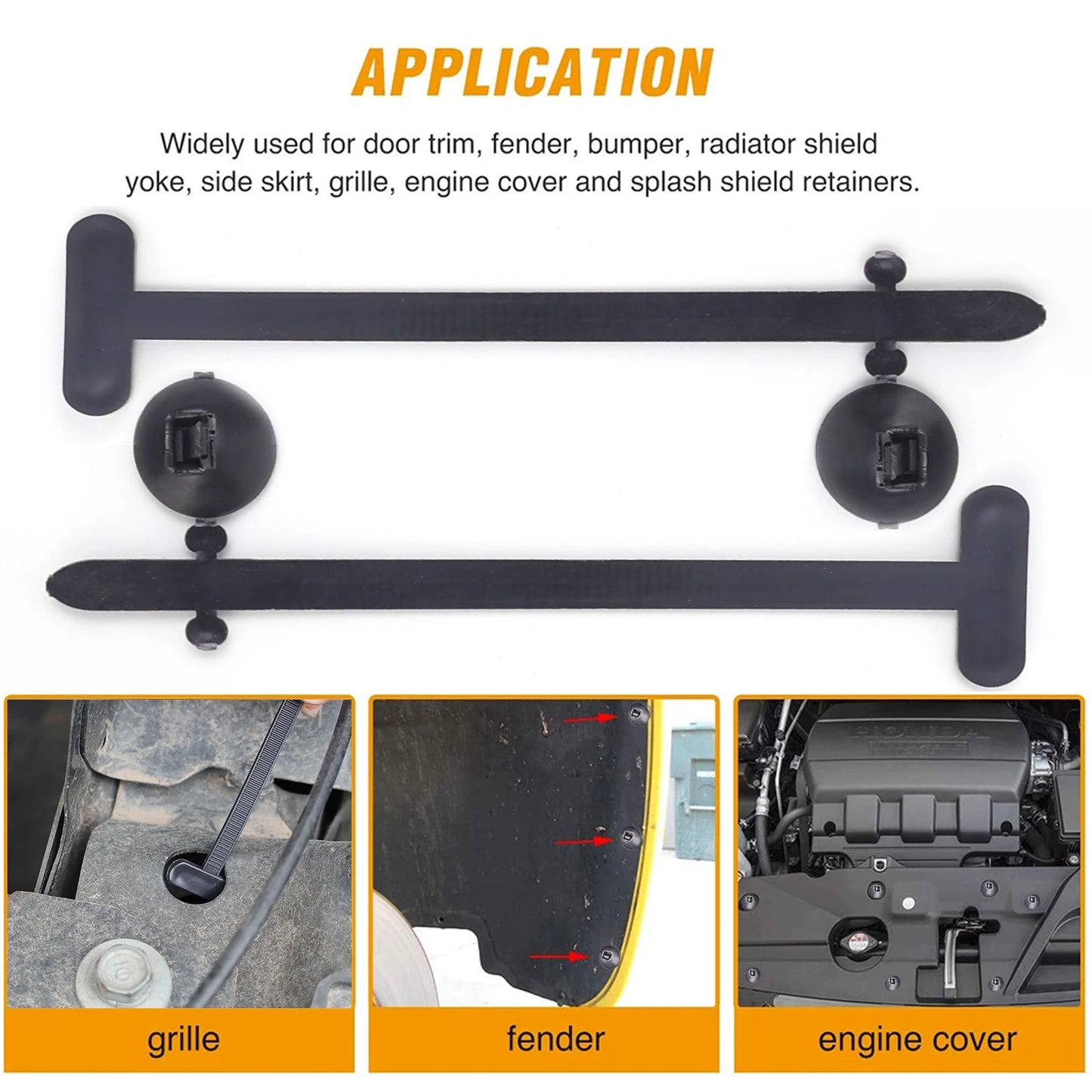 Nylon Cable Tie Buckle Fastener Clip for Car Wire Management