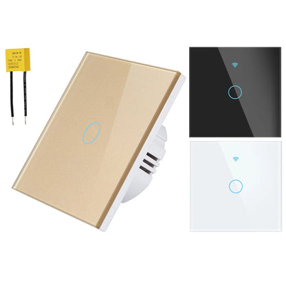 86*86*35mm Touch Control Switch Capacitor For No-Neutral Easy Installation Energy-saving Timer For Lighting Control