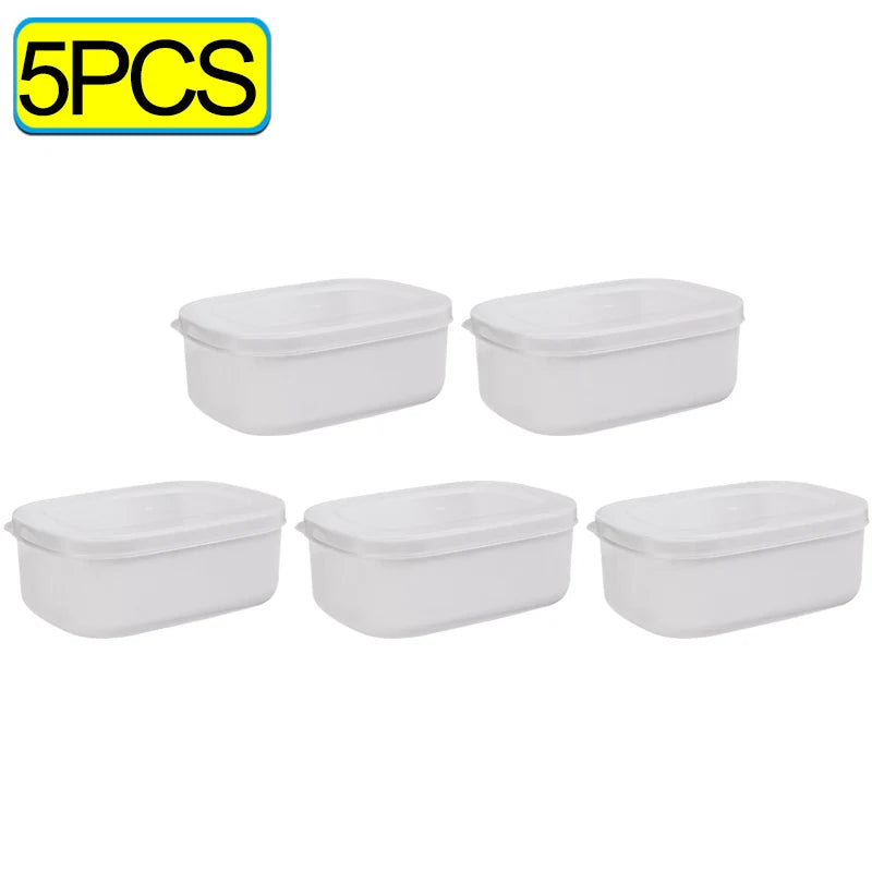 Food Sealed Crisper Refrigerator Food Vegetable Fruit Storage Container Rice Packaging Box Thermostability Kitchen Storage Boxes