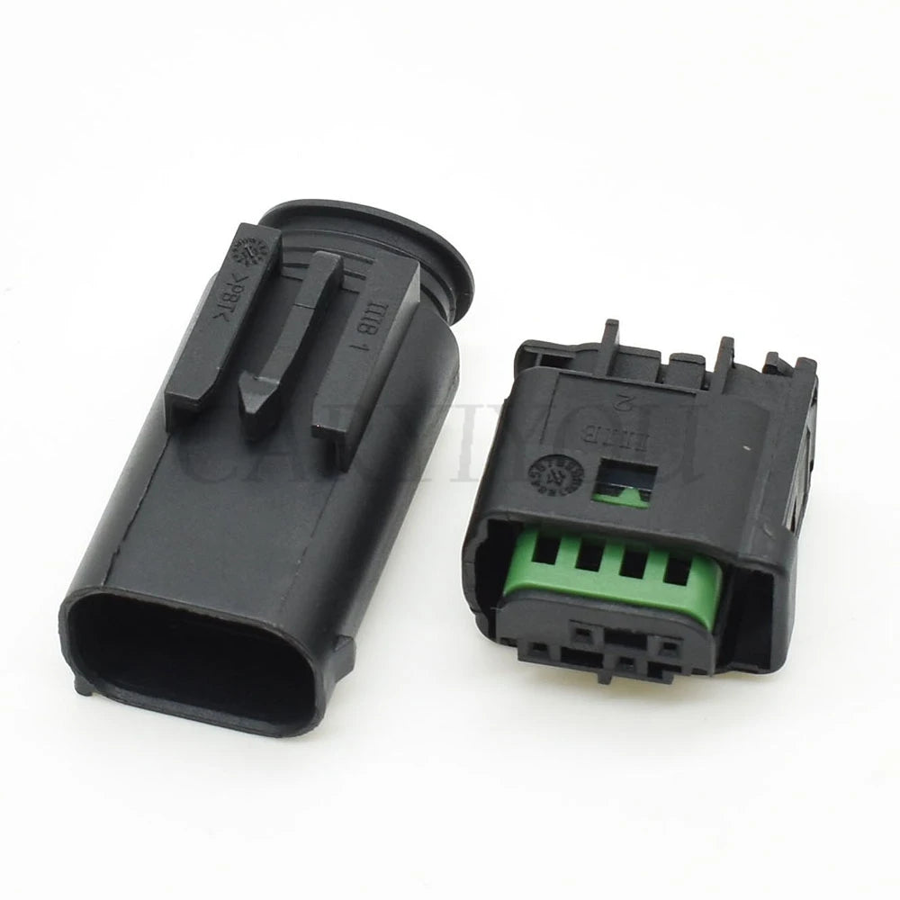 TE Tyco AMP 4 Pin Male Female Waterproof Oxygen Sensor AV Audio Video Plug Auto Connector 1-967640-1 2-967640-1