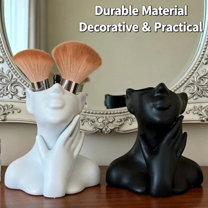 Vinyl Figure Storage Holders Creative Human Body Art Styling Office Organizers Multifunctional Makeup Brush Holder Decoration