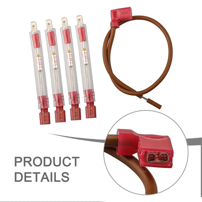 For Mobile Home As Shown RV Water Heater Fuse Thermal Fuse Replacement Manual Measurement Metal Thermal Fuse Reliable Fuse
