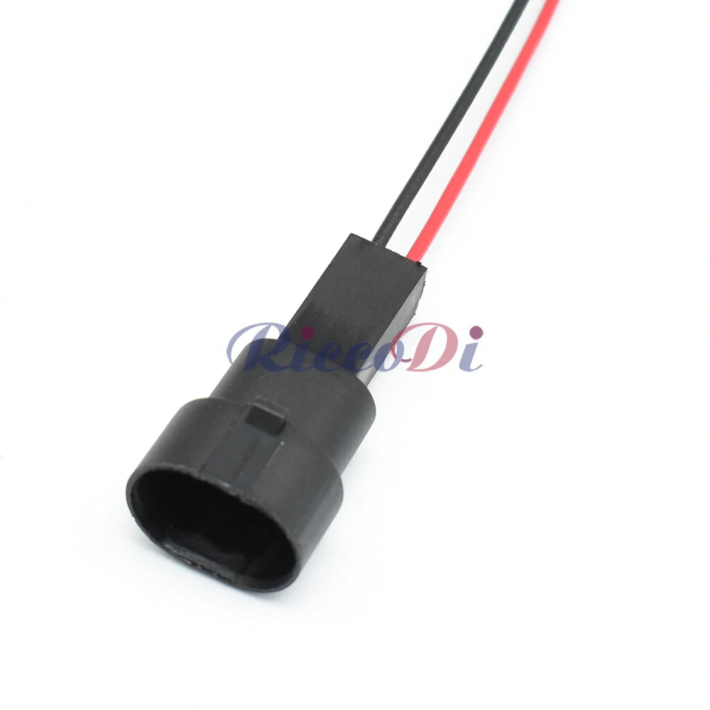 2 Pin Male Female Water Temperature Sensor Plug Waterproof Connector Compatible with GM 12162197 12162195 12162193