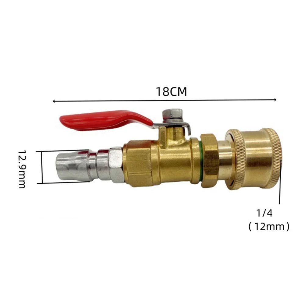 Stainless Steel Radiator Wand with Brass Five Gears and 1/4 Inch Female Connector for Effective High Pressure Radiator Cleaning