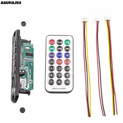 DC 5V Micro USB Bluetooth MP3 Decoder Audio Board with LCD Display FM Radio SD Card Module