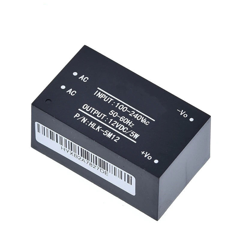 HLK Series AC-DC Mini Power Supply Module 220V to 3.3V/5V/12V for Smart Home and DIY Electronics