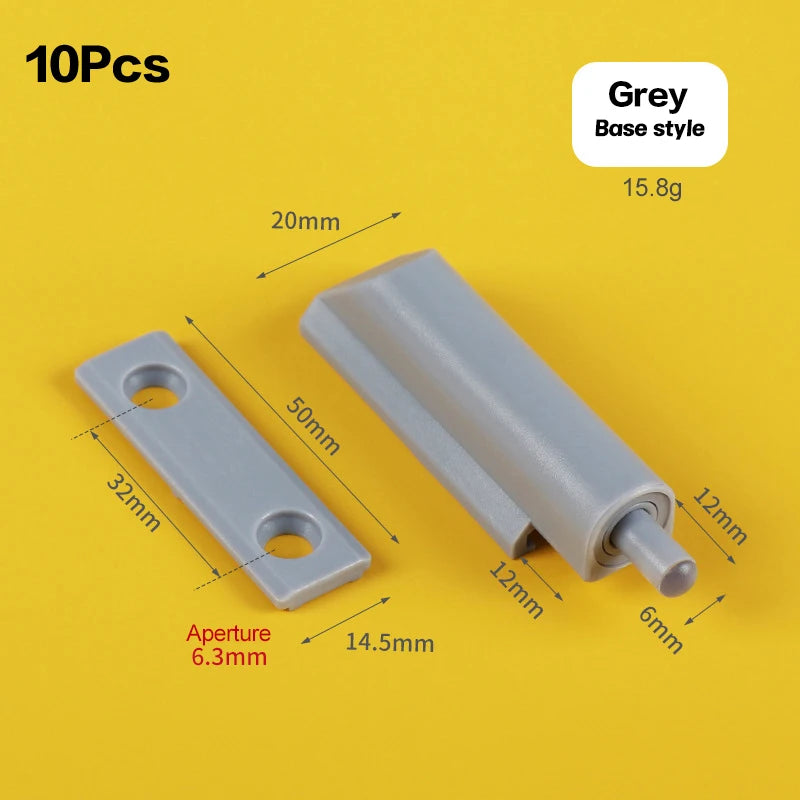 10PCS Cabinet Door Catch Damper Buffer – Soft Close Furniture Hardware for Kitchen Cupboard & Drawer Quiet Closing