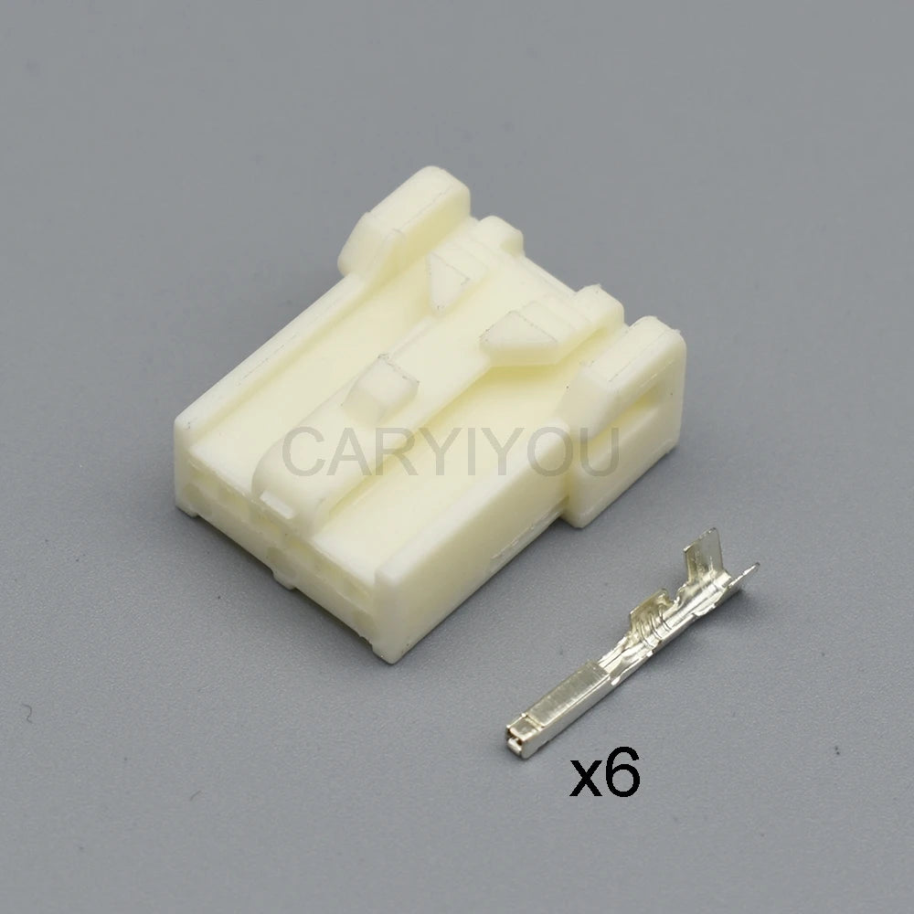 6 Pin Female Male Automotive Rear View Camera Wire Socket Connector 7282-8663 7283-8660