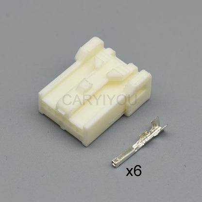 6 Pin Female Male Automotive Rear View Camera Wire Socket Connector 7282-8663 7283-8660
