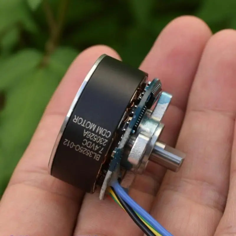 35mm BLDC Brushless Motor DC 7.4V 3200RPM | High Torque | 5–12V | PWM Driver Included | CW Rotation