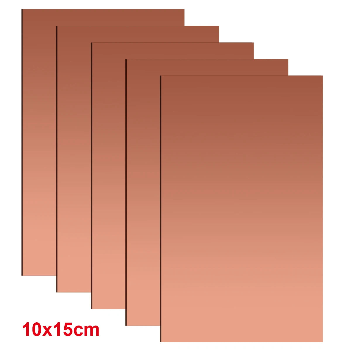 Single-Side Copper Clad PCB Board Kit 7x10, 10x15, 15x20, 20x30cm Universal DIY Laminate Circuit Board