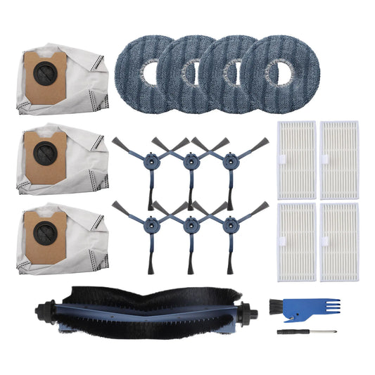 Home Maintenance As Shown Robot Vacuum Components Large Capacity Dust Bags For Disposal Replacement Brush Kit Sturdy Dust Bags