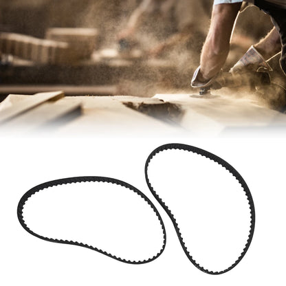 Geared Belt Cog Cog Geared Belt Stable transmission Low Noise Low noise Parts Stable Transmission 2pcs 90228-060 Black