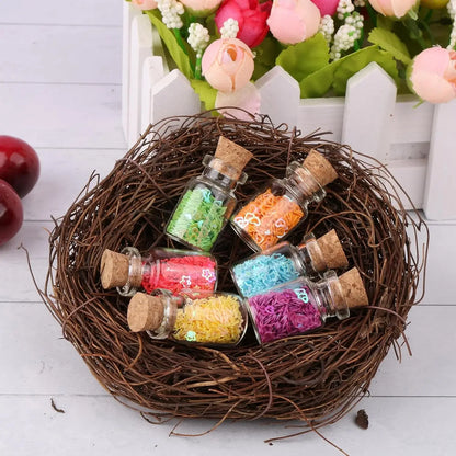 10/100Pcs Mini Clear Glass Bottles with Cork Stopper, Message Bottles for Wedding, Birthday, Party Decoration, DIY Jars, Vials, Gifts