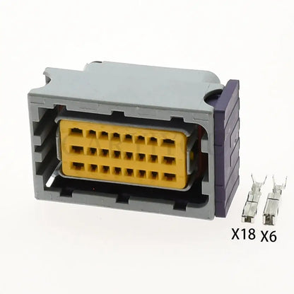 211PC249S8005 / HCCPHPE24BKA90F FCI 24-Pin Waterproof ECU Connector — Oil-to-Gas Computer Board Plug