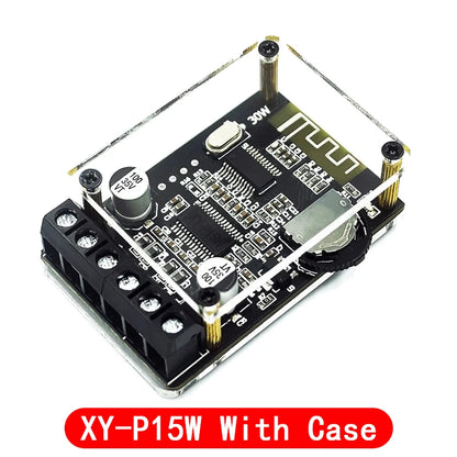 Stereo Bluetooth Power Amplifier Board 12V/24V High-Power Digital Module XY-P15W XY-P40W