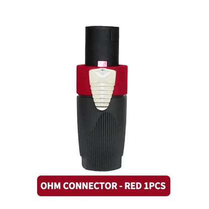 NL4FC Speakon 4 Pin Audio XLR Connector Ohm Head Solder-Free Amplifier Terminal for Superior Sound