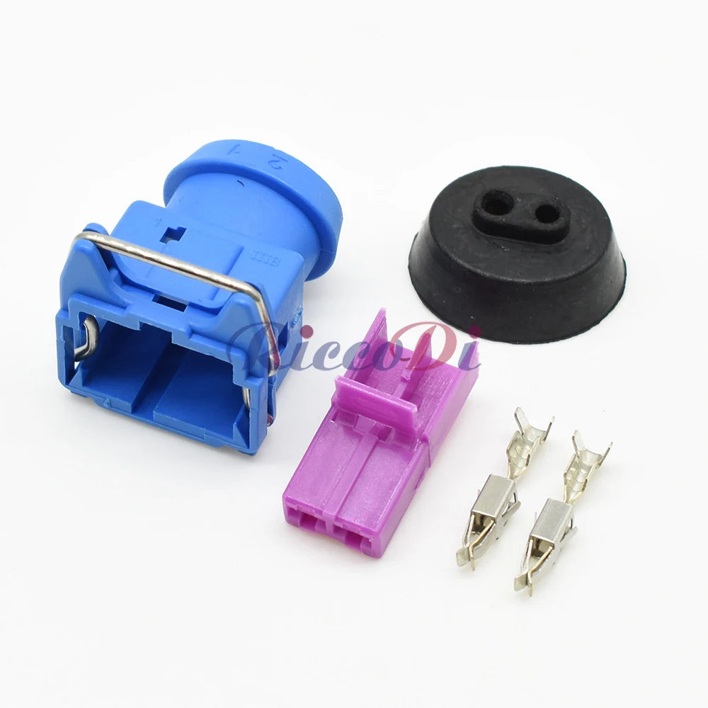 2 Pin Automotive Wire Connector Female Fuse Plug Wiring Terminal Socket DJ7024A/B/C/D-3.5-21