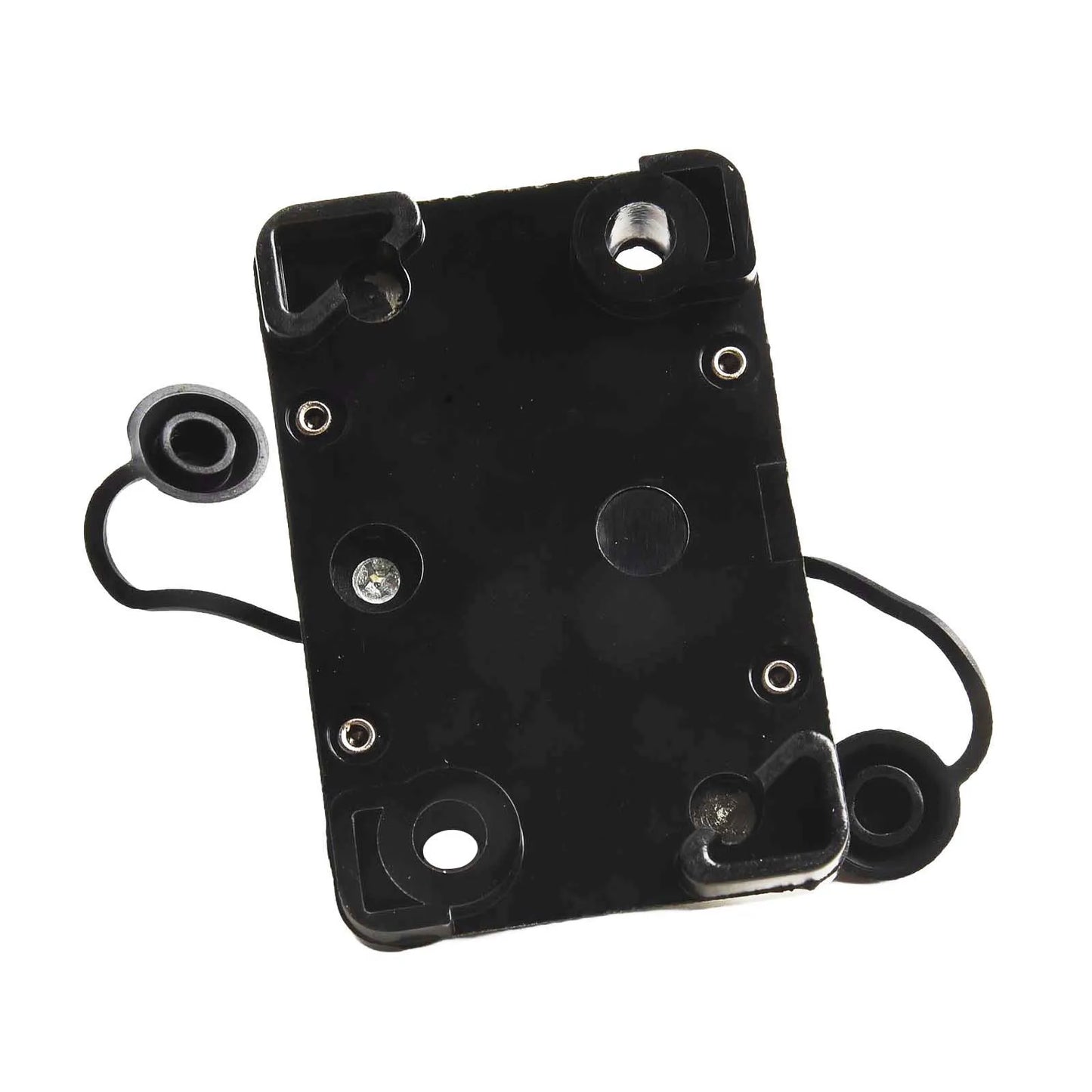 Color Black Manual Reset Fuse Sealed And Waterproof M6 Connection Studs Manual Reset Switch Protective Rubber Cap