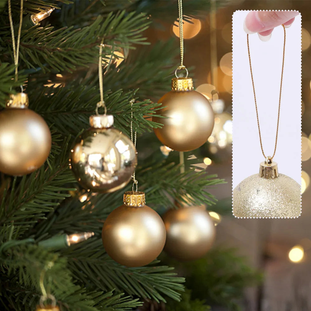 Christmas Tree Ornament Hanger Strings with Snap Locks 20cm