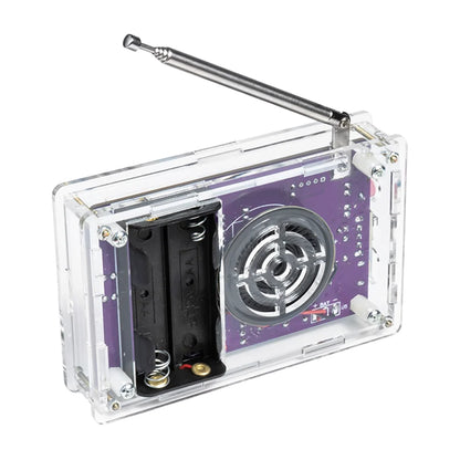 DIY Digital FM Radio Kit STC15W Control TDA2822 Amp 87-108MHz RDA5807S Stereo Receiver for Electronics Soldering