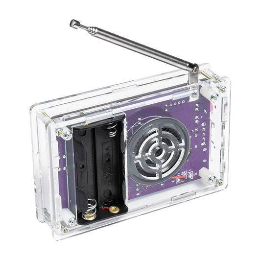 DIY Digital FM Radio Kit STC15W Control TDA2822 Amp 87-108MHz RDA5807S Stereo Receiver for Electronics Soldering