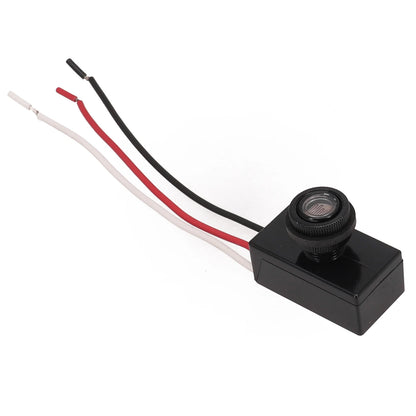 Control Switch Button Sensor 12V-48VDC Energy Saving Photocell Sensor Automatic Light Sensing Button Style Wide Voltage Range