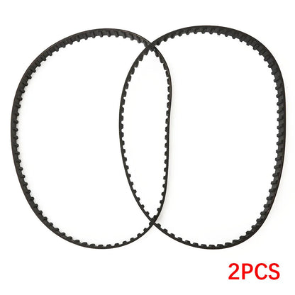 Geared Belt Cog Cog Geared Belt Stable transmission Low Noise Low noise Parts Stable Transmission 2pcs 90228-060 Black