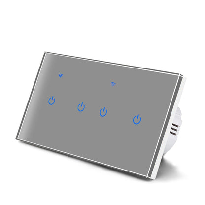 Home Automation Smart Home Experience WiFi Touch Switch Voice Control Switch Smart Home 100-240Vac 50 60Hz Sleek Modern Design