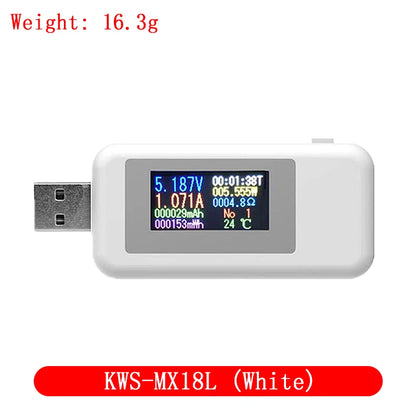 10-in-1 USB Digital Tester Voltmeter Ammeter for Power Bank & Charger