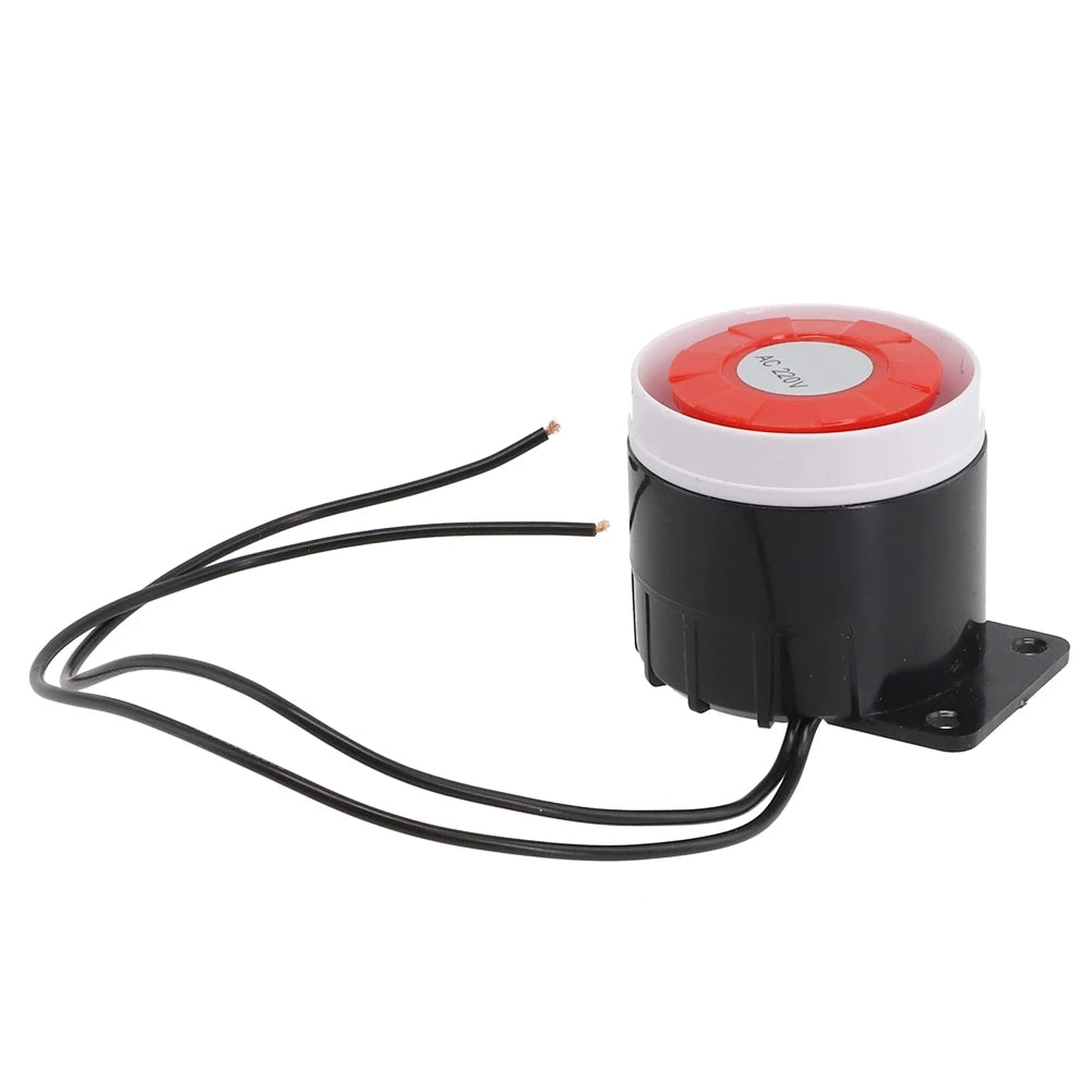 Home Security Loud Siren 120dB with DC 12V and 24V Power Support Indoor Alarm for Offices Warehouses and Shopping Centers