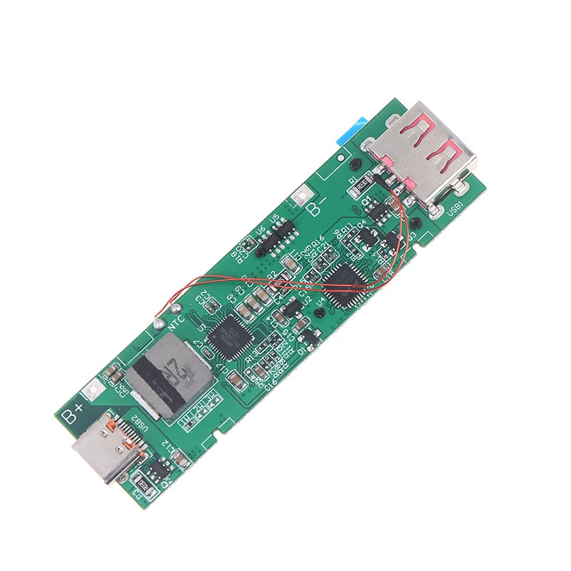 21700 Battery Case Fast Charging Mini Portable Power 22.5W Fast Charging Module TFT Color Screen Digital DIY Power Bank Kit