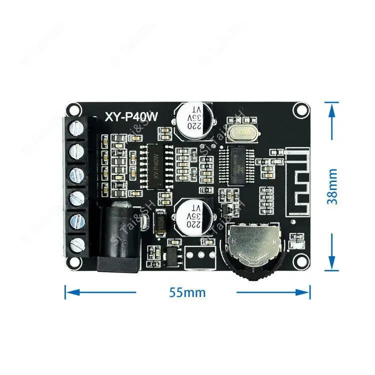XY-P15W Stereo Bluetooth Digital Power Amplifier Board 12V/24V