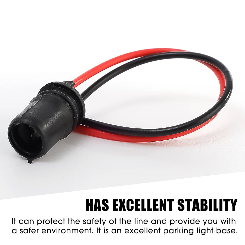 T10 W5W 147 Bulb Socket Holder Connector Car Wedge Light Rubber Plug Extension Wire Harness Adapter Auto Instrument Lamp Parts