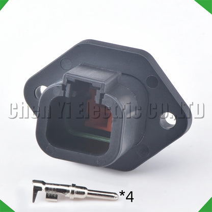 4 Pin Waterproof DTP Connector DTP06-4S DTP04-4P 2.5mm for ECM Wire Harness