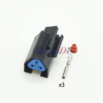 3-Pin 1.5mm Triangle Wire Harness Connector 7-1437710-9 3-1437712-1 DJ7032Q-1.5 for Ford