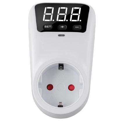 Adjustable Voltage Protector Socket AC120V/230V 16A Surge Protection with Delay | DE UK US Plug