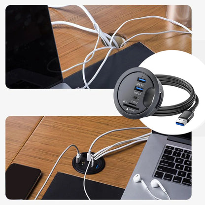 Card Reader Hub USB 3.0 Hub Versatile Connectivity 2 Ports USB 3.0 Easy Installation Enhanced Data Transfer Speeds