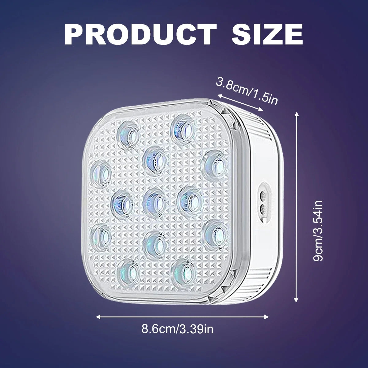 Underwater Lights LED Submersible Pool Lights Rechargeable 200FT Remote Control Swimming Pool Light with Timer Color Changing